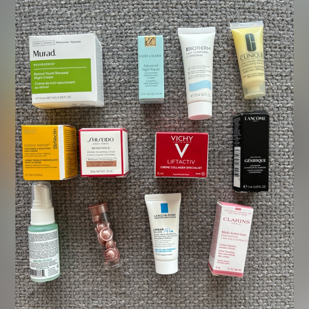 Luxury Skincare Deluxe bundle Set – Estee Lauder, Shiseido, Murad, Vichy, More